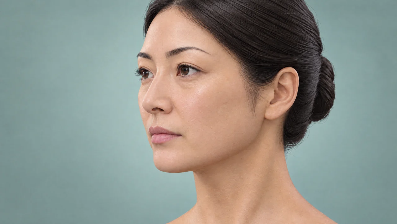 회차 후 — 푸석하던 피부결이 회차를 거듭한 뒤 매끈해진 변화를 얼굴 3D 모형으로 표현했습니다. 보통 3~4주 간격으로 3회 정도 이어서 받으며, 변화는 서서히 나타납니다. 원리를 표현한 그림입니다.